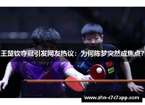 王楚钦夺冠引发网友热议：为何陈梦突然成焦点？